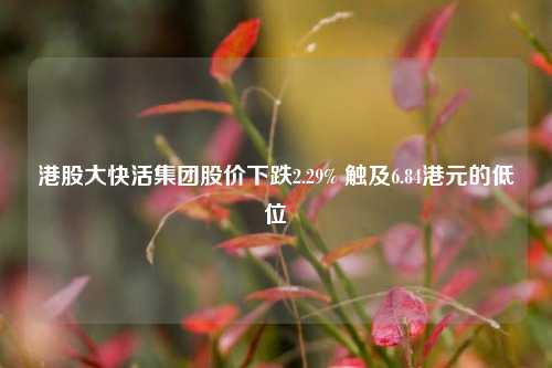 港股大快活集团股价下跌2.29% 触及6.84港元的低位