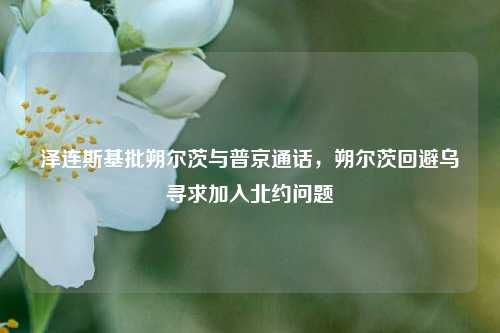 泽连斯基批朔尔茨与普京通话，朔尔茨回避乌寻求加入北约问题