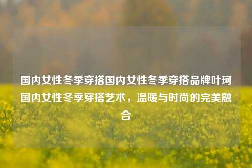 国内女性冬季穿搭国内女性冬季穿搭品牌叶珂国内女性冬季穿搭艺术，温暖与时尚的完美融合