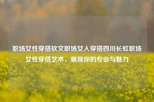 职场女性穿搭软文职场女人穿搭四川长虹职场女性穿搭艺术，展现你的专业与魅力